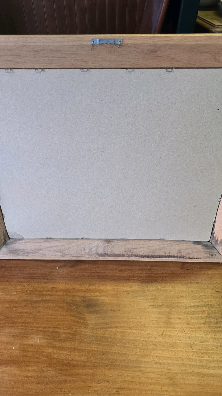 lot 48 image: Outdoors Hunting Print with Chocolate Lab