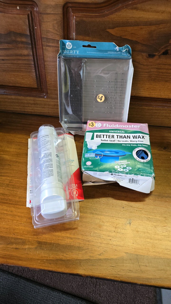 lot 58 image: Toilet Seal, Frigidaire EPTWFU01, Guide for Pulls and Knobs Alignment