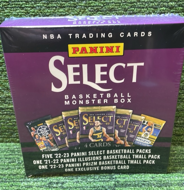 lot 10 image: Panini Select Basketball Box 202223 , 202122, Seven packs with one bonus exclusive card-NEW sealed