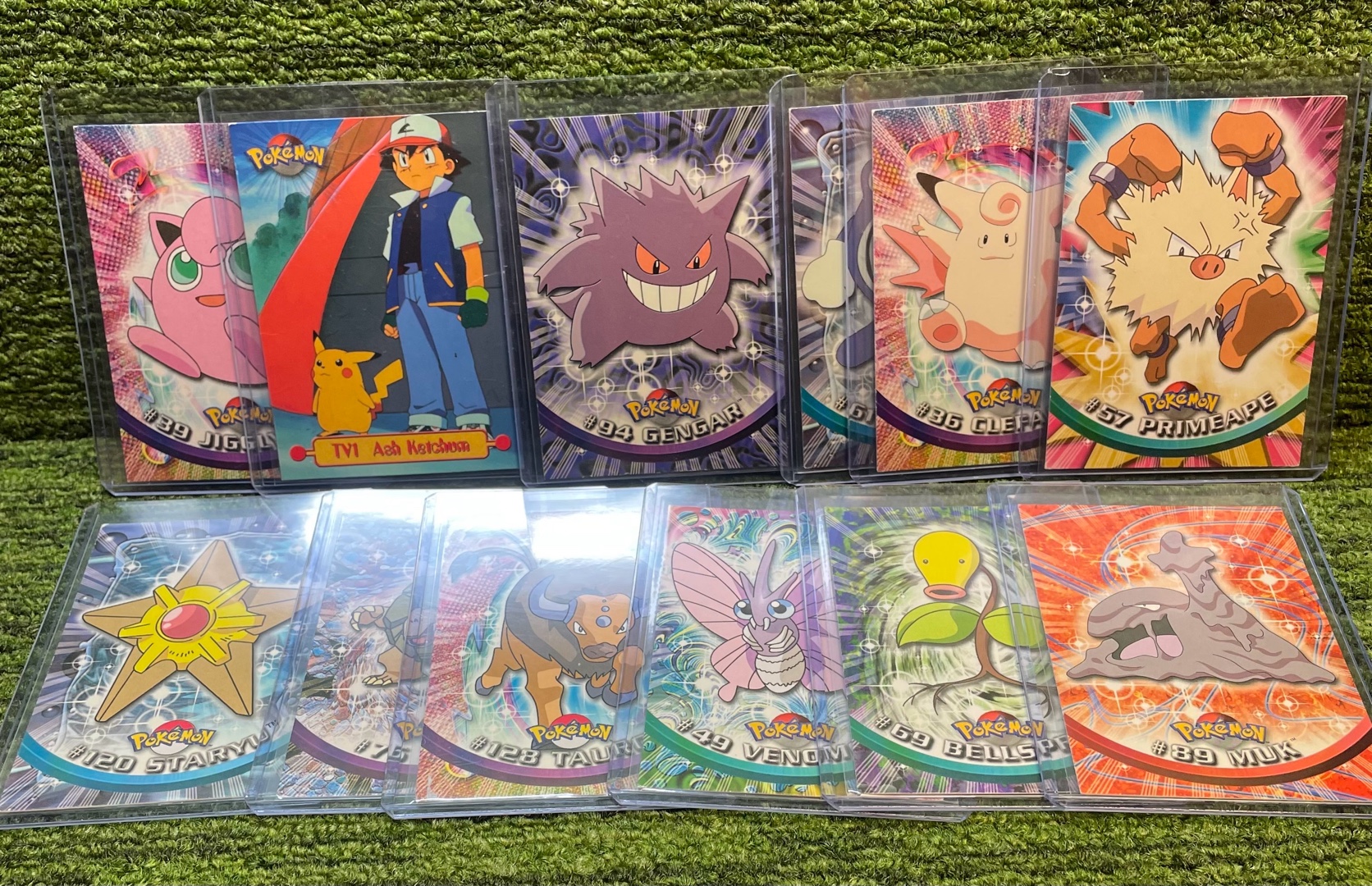 lot 107A image: 1999 Topps Pokmon Lot of 12 cards in Total