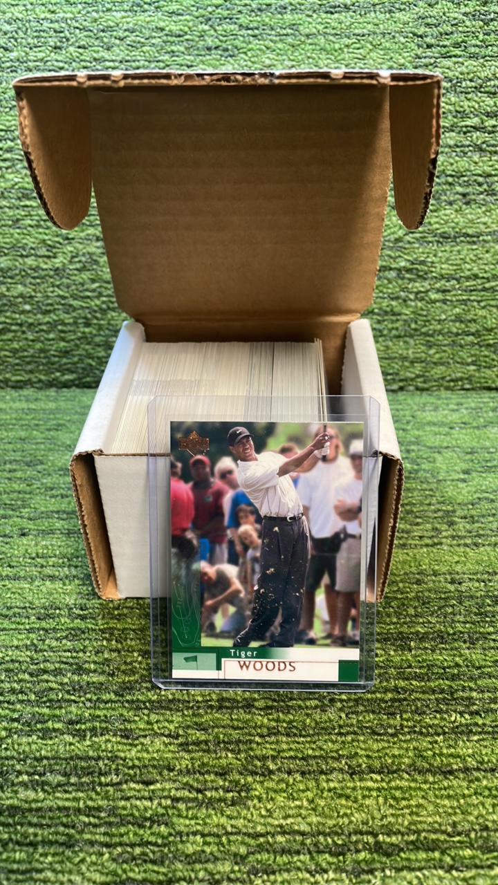 lot 121 image: 2002 Upper Deck Golf Set(#1-130) wTiger Woods