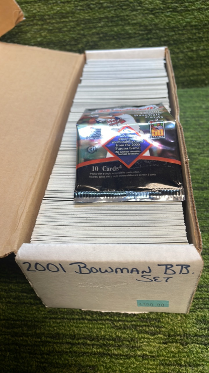lot 130 image: 2001 Bowman Baseball Set (#1-440)