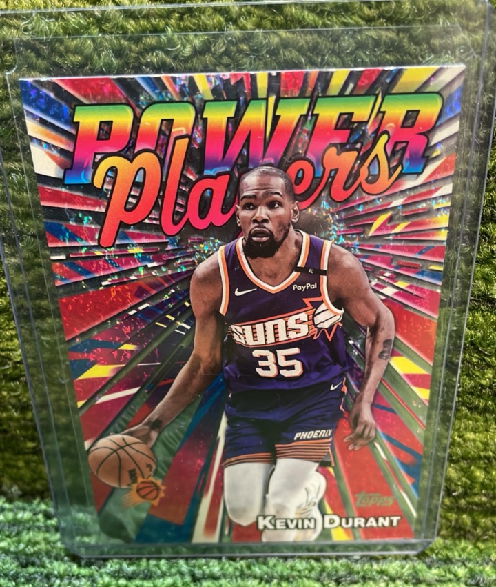 lot 147 image: 2025 Topps Basketball Kevin Durant Power Players Refractor Phoenix Suns