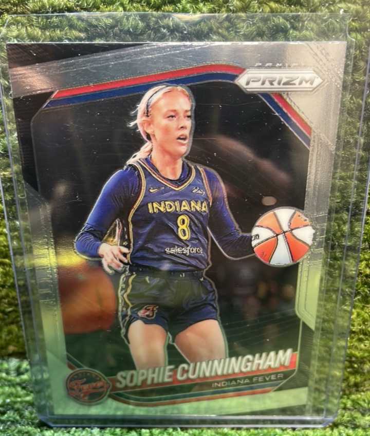 lot 155 image: 2025 PRIZM WNBA Sophie Cunningham, Indiana Fever