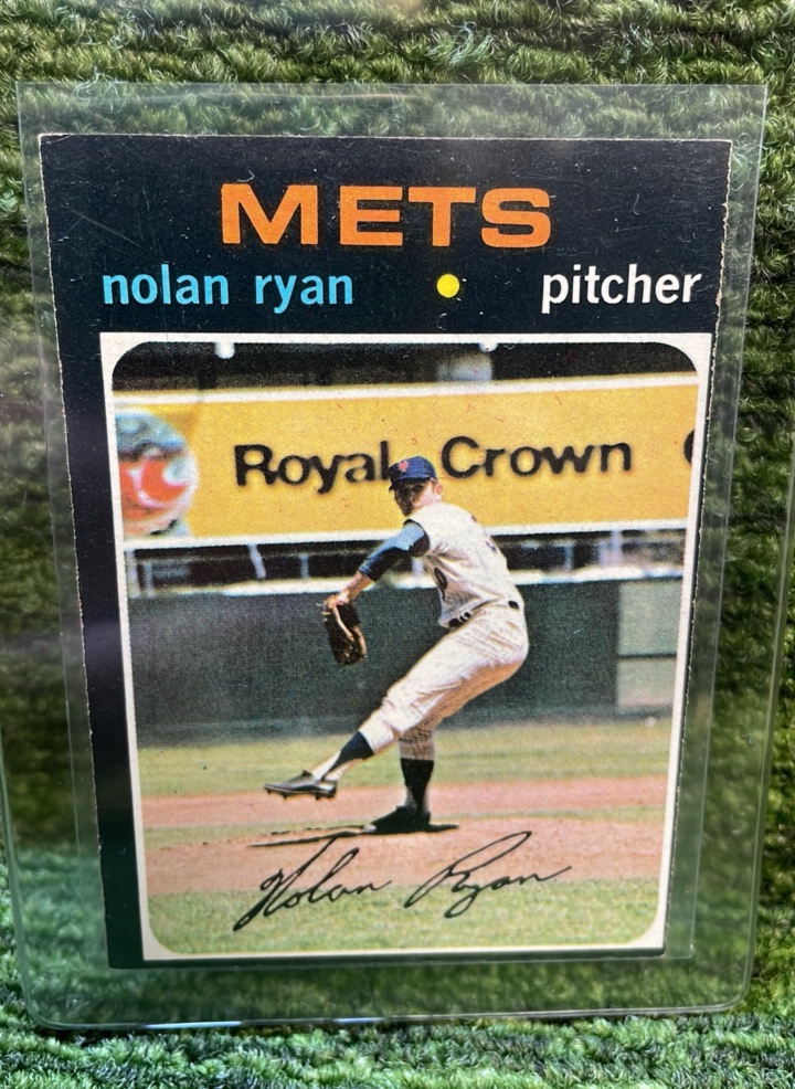 lot 164 image: 1971 Topps Baseball Nolan Ryan, New York Mets