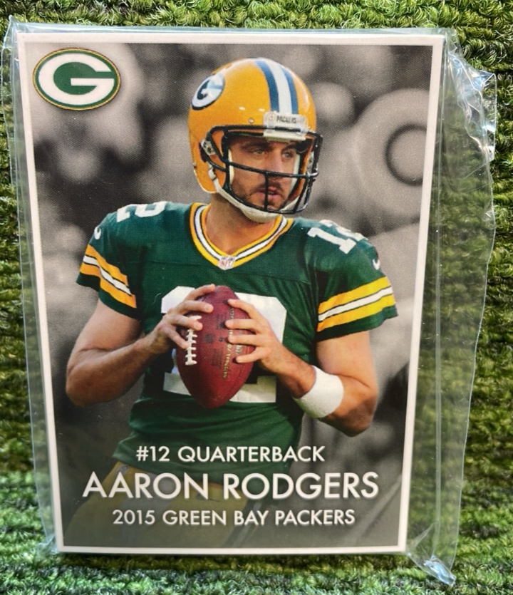 lot 176 image: 2015 Green Bay Packers Police Team Set- Aaron Rodgers