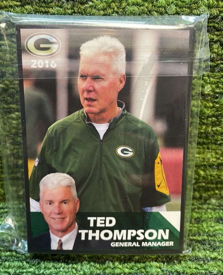 lot 177 image: 2016 Green Bay Packers Police Team Set- Ted Thompson