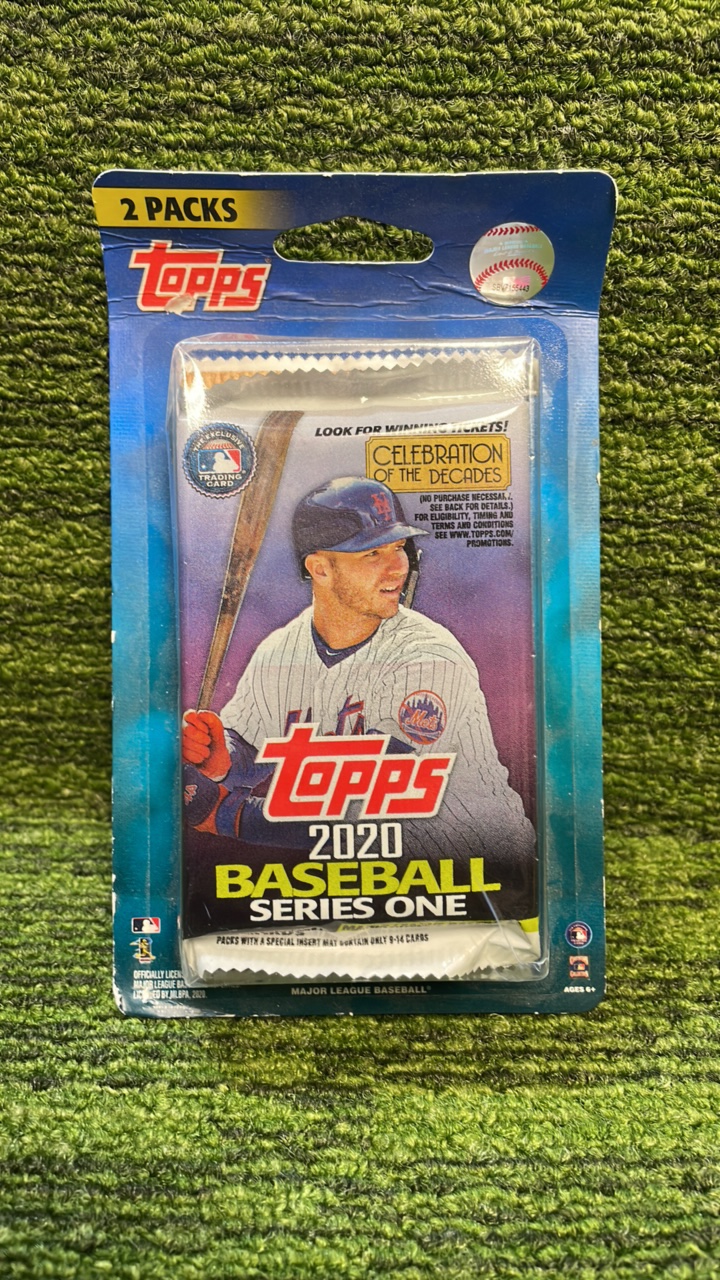 lot 182 image: 2020 Topps Baseball Series One, 16 card pack
