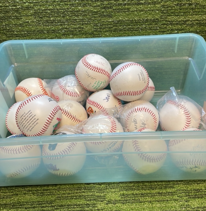 lot 198 image: Mixed Lot of random baseballs, Includes the Twins, Saints