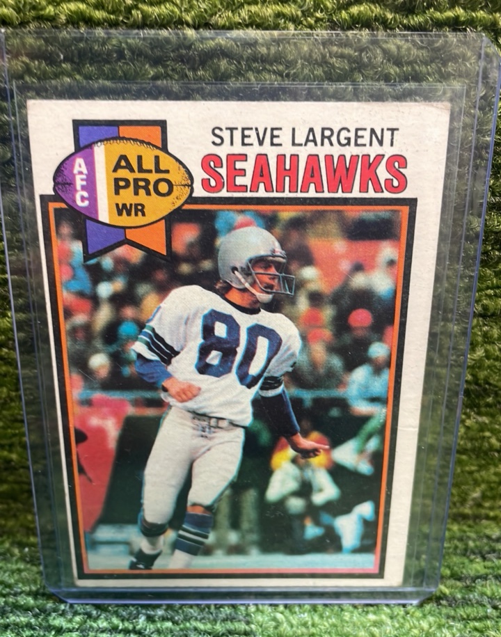 lot 225 image: 1979 Topps NFL Steve LA RGENT Seattle Seahawks WR All Pro