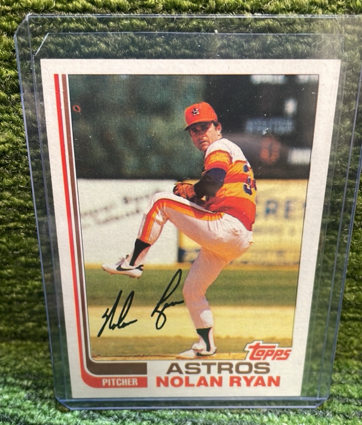 lot 226 image: 1982 Topps Nolan Ryan Houston Astros HOF Pitcher