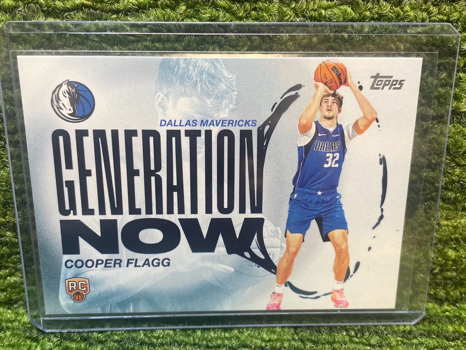 lot 74 image: 2025 Topps NBA Cooper Flagg Generation Now Insert RC rookie card Dallas Mavericks