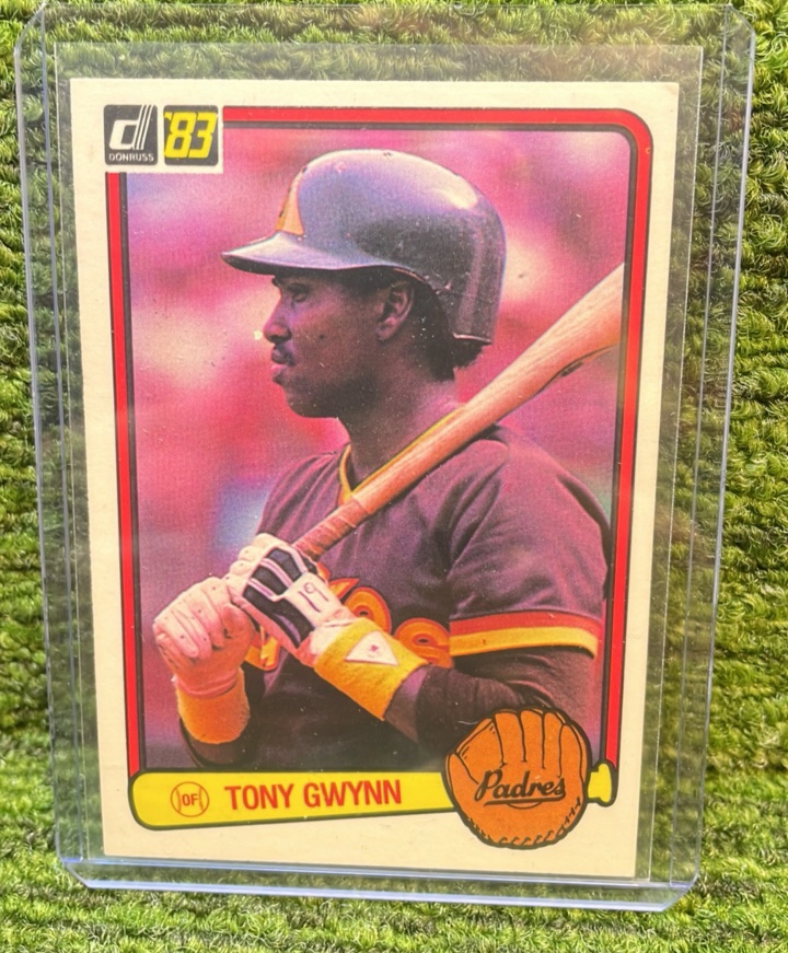lot 80 image: 1983 Donruss Tony Gwynn Rookie Card- San Diego Padres