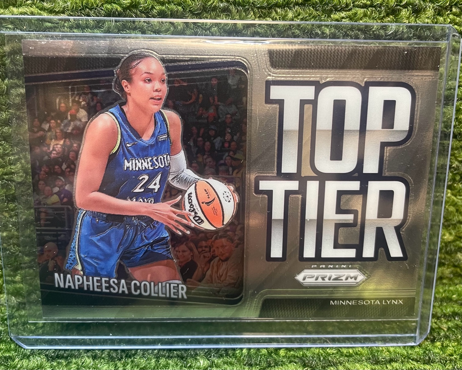lot 84 image: 2025 Panini PRIZM NAPHEESA COLLIER Insert Top-Tier Minnesota LYNX