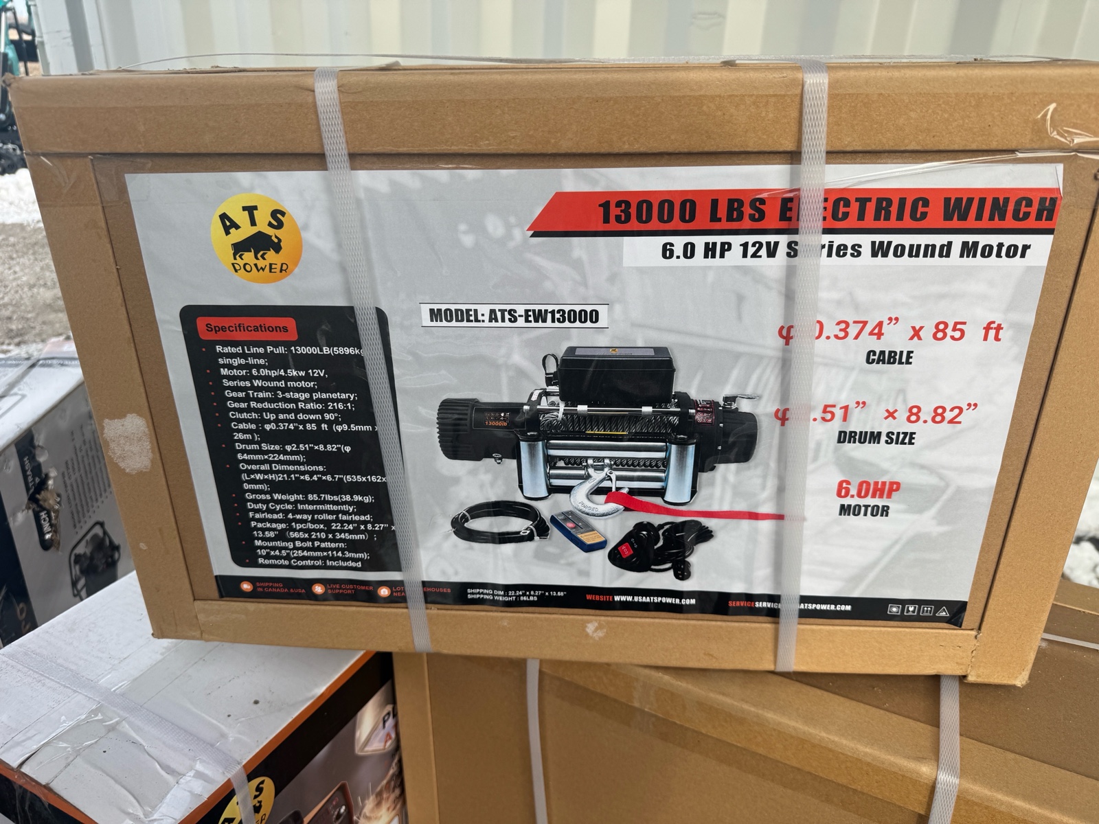 lot 106 image: Electric winch landhero 2026 Unused PL-P13000