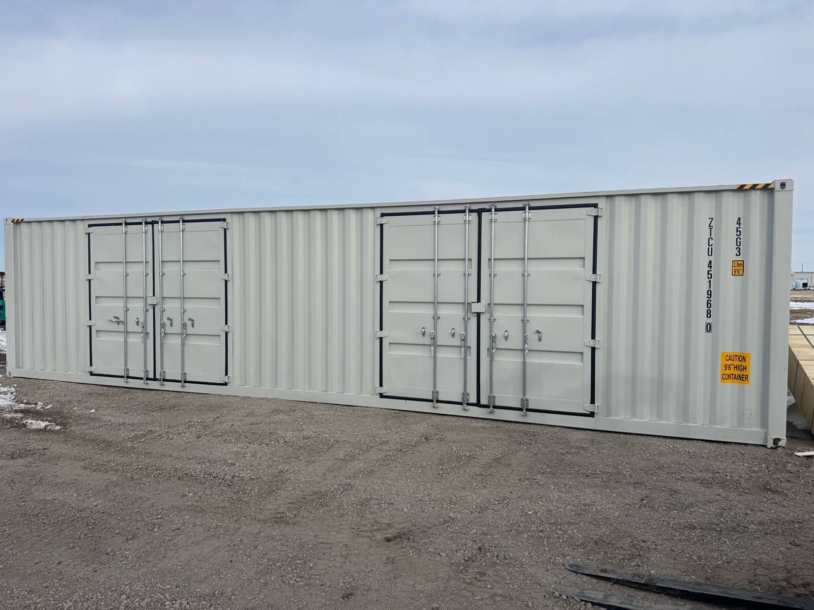 40' High Cube Multi-Door Container ZHW 2026 Unused ZTCU4519680