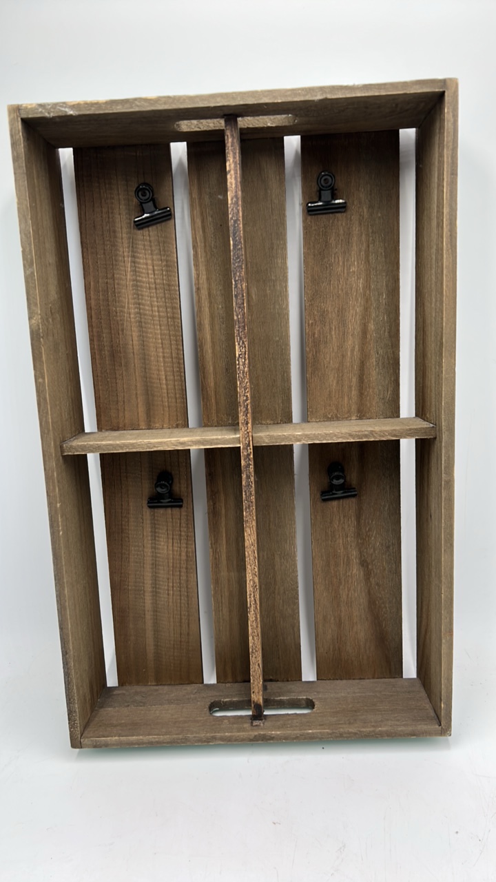 lot 37 image: Wooden Shadow Box