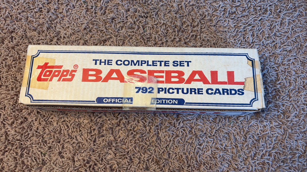 1985 Topps Baseball Card Complete Set Still Mostly Sealed, Kirby Puckett Rookie Card Included
