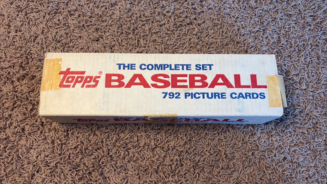 1987 Topps Baseball Complete Card Set, Still Mostly Sealed, Mark McGwire Rookie, Barry Bonds Rookie, Other Great Stars and Rookie Cards
