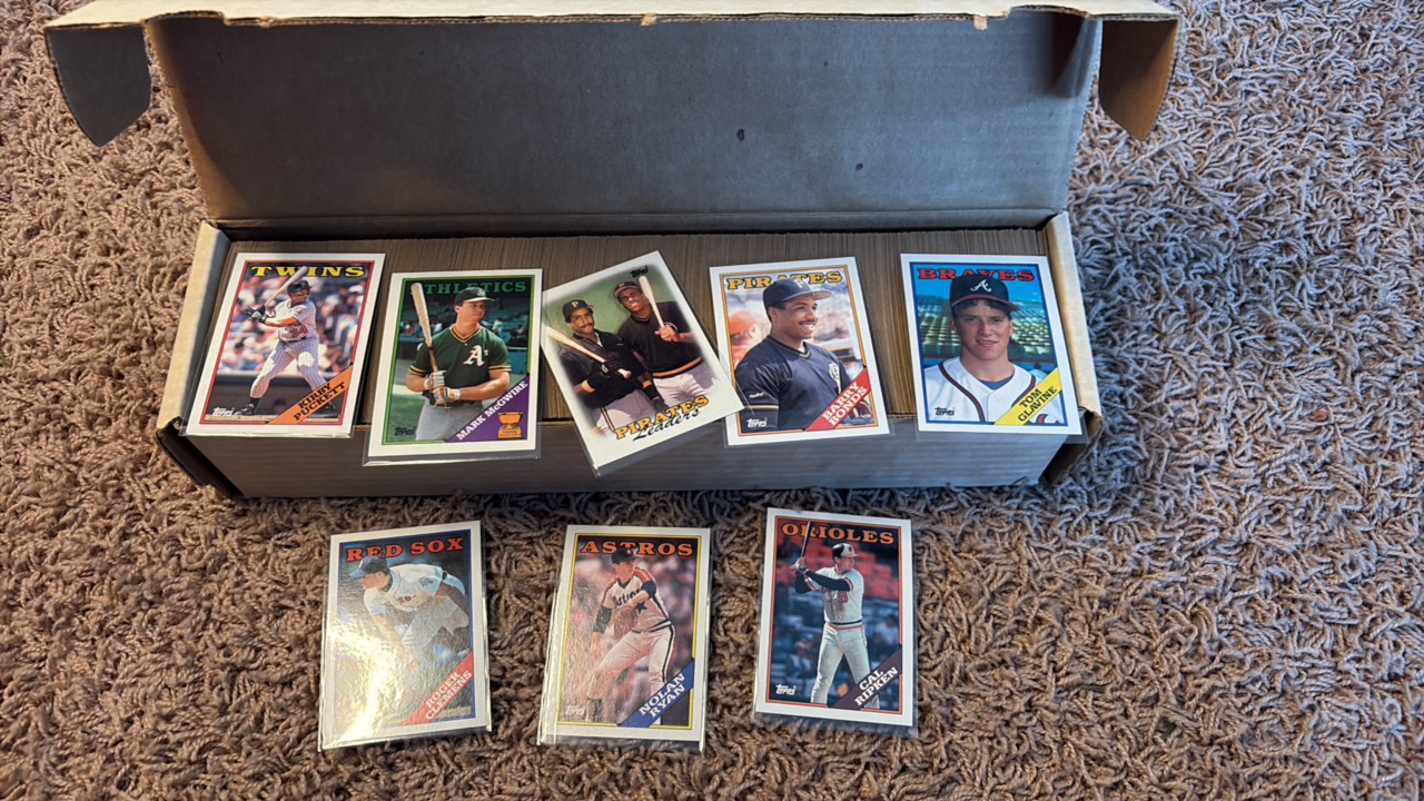 1988 Topps Baseball Complete Card Set, Stars and Rookie Included