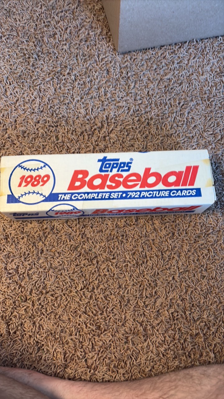1989 Topps Baseball Card Complete Set, Still Mostly Sealed