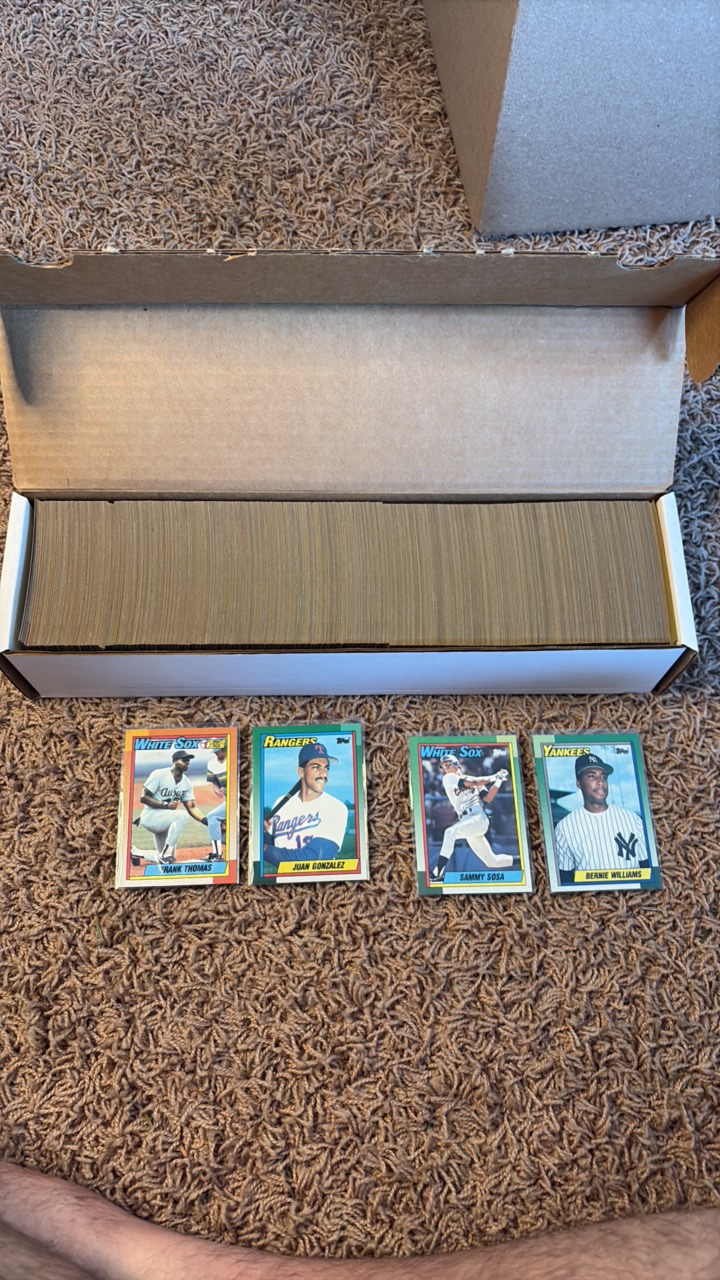 1990 Topps Baseball Card Complete Set