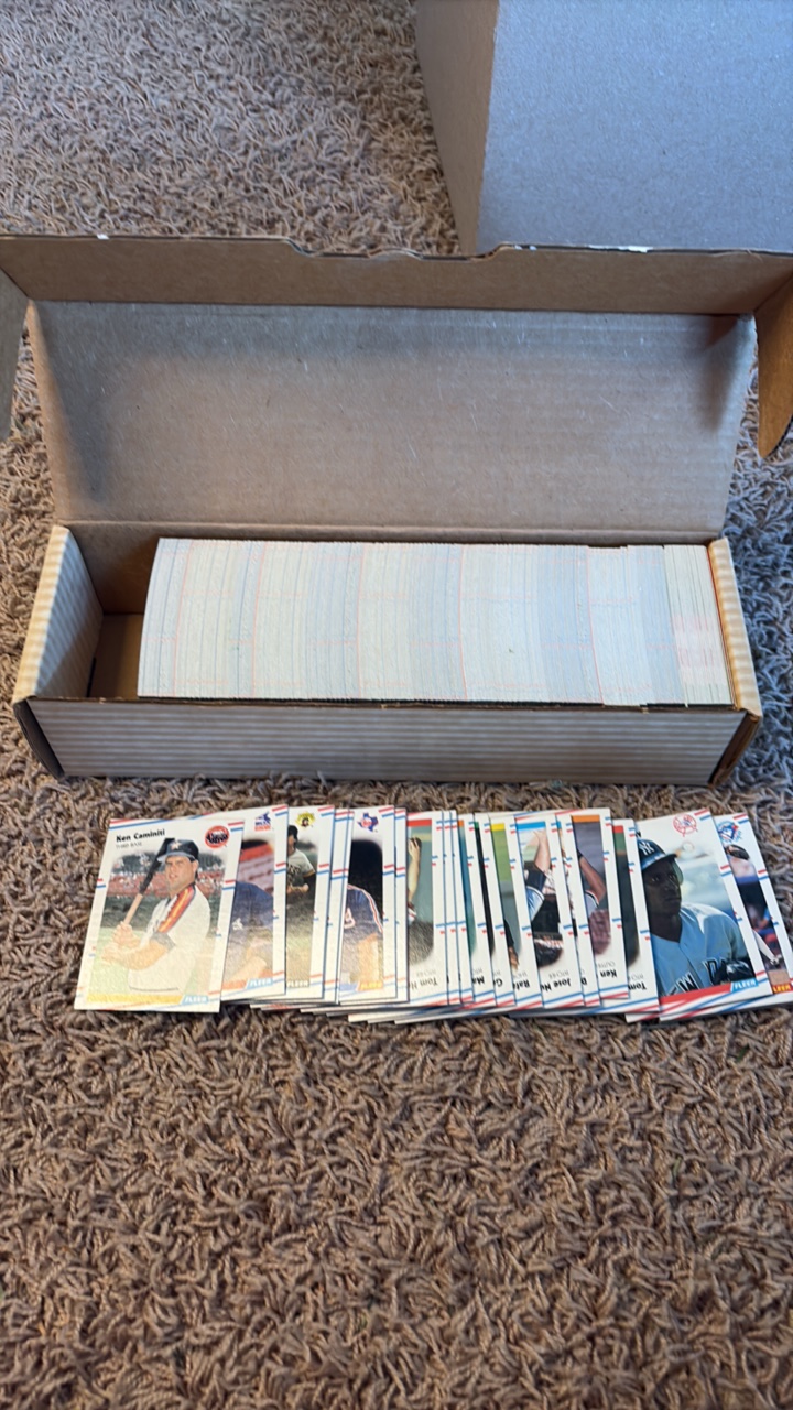 1988 Fleer Baseball Set Complete, Lots of Stars and Rookies
