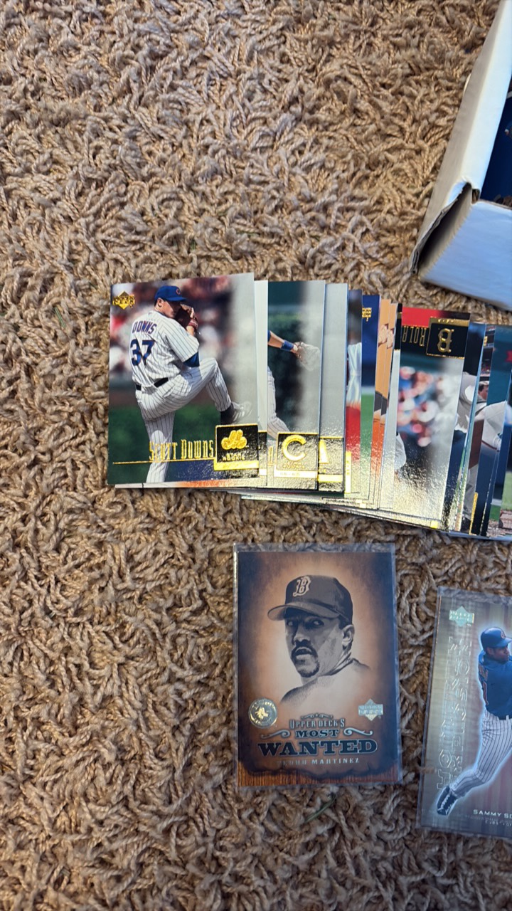 Box of Baseball Carda From the Early 2000s, Mix of Brands and Years, Lots of Great Stars and Insert Cards