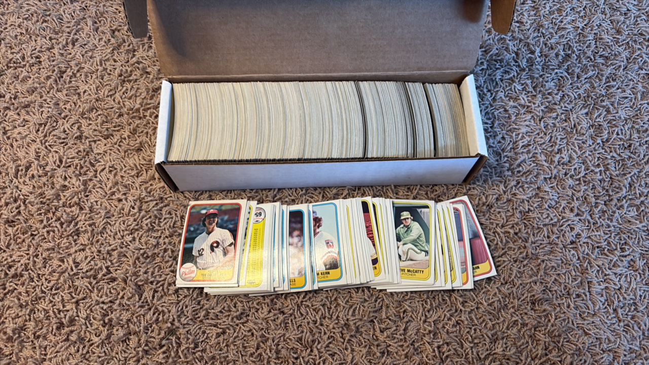 1981 Fleer Complete Baseball Card Set, Lots of Rookies and Stars