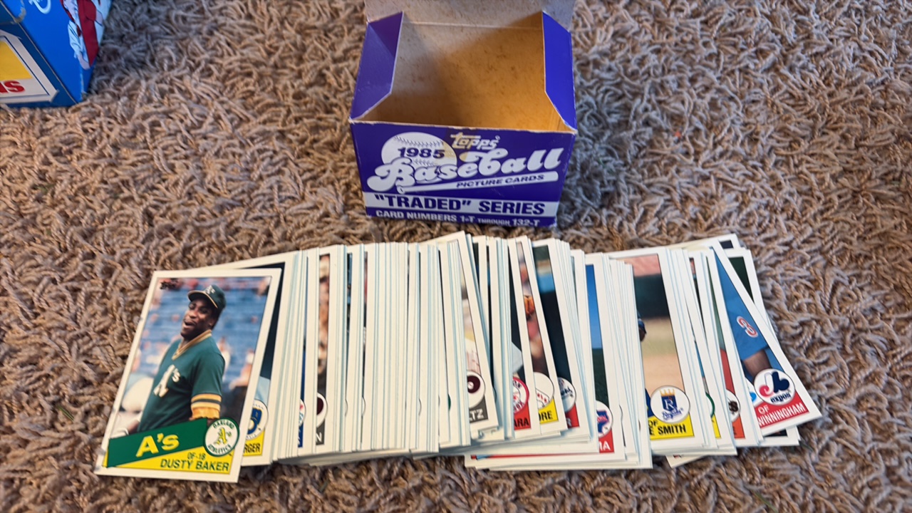 1985 Topps Traded Set, 132 Cards Complete