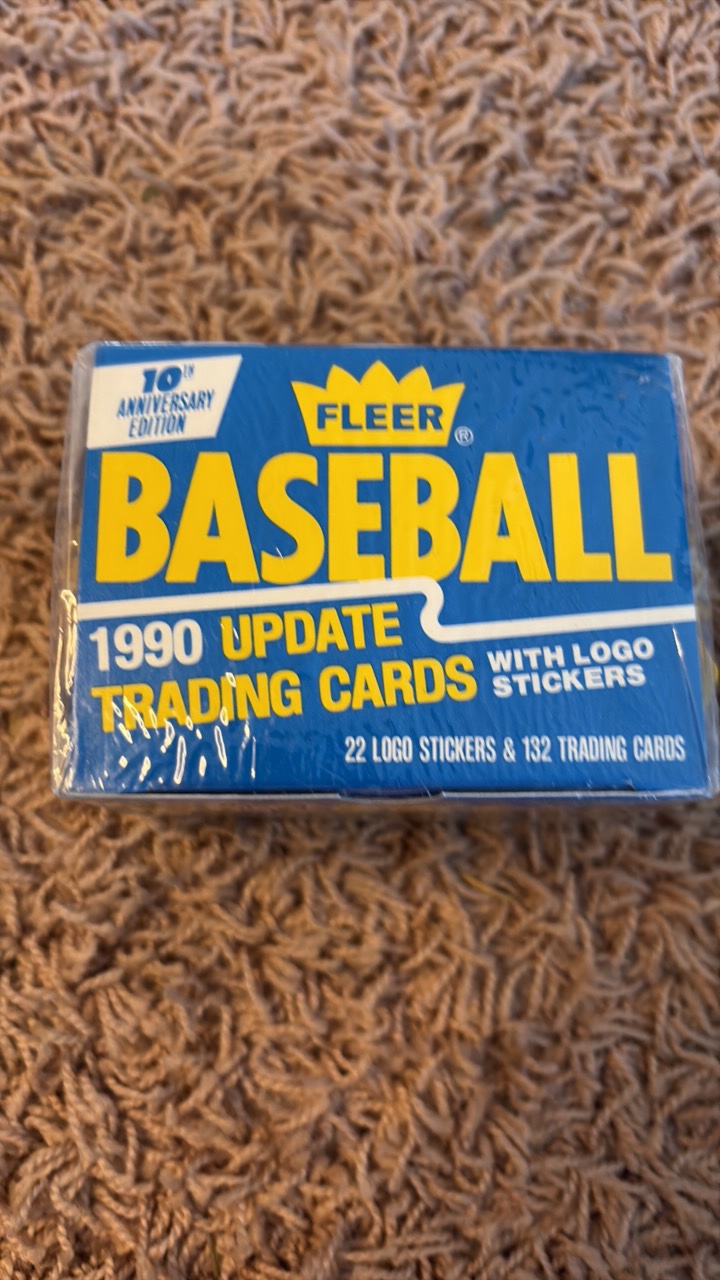 1990 Fleer Update Set, Still Factory Sealed 132 Cards and 22 Stickers