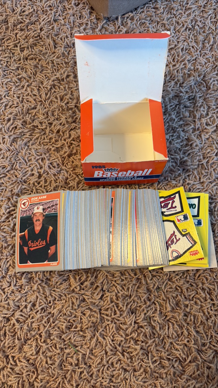 1985 Fleer Update Set, Lots of Stats and Rookies