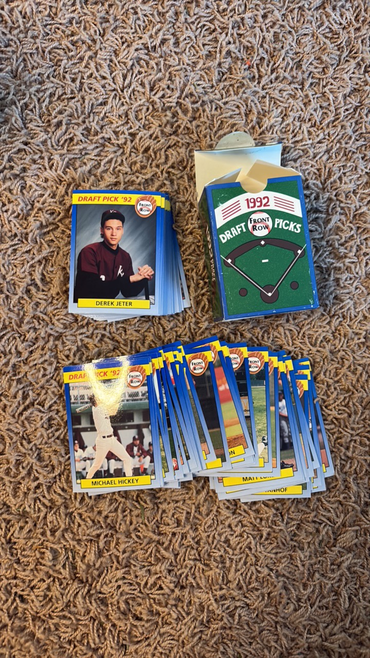 1992 Front Row Baseball Minor League Card Set, Includes Derek Jeter Minor League Pre-Rookie Card Set Numbered Out of 150,000 Sets Printed