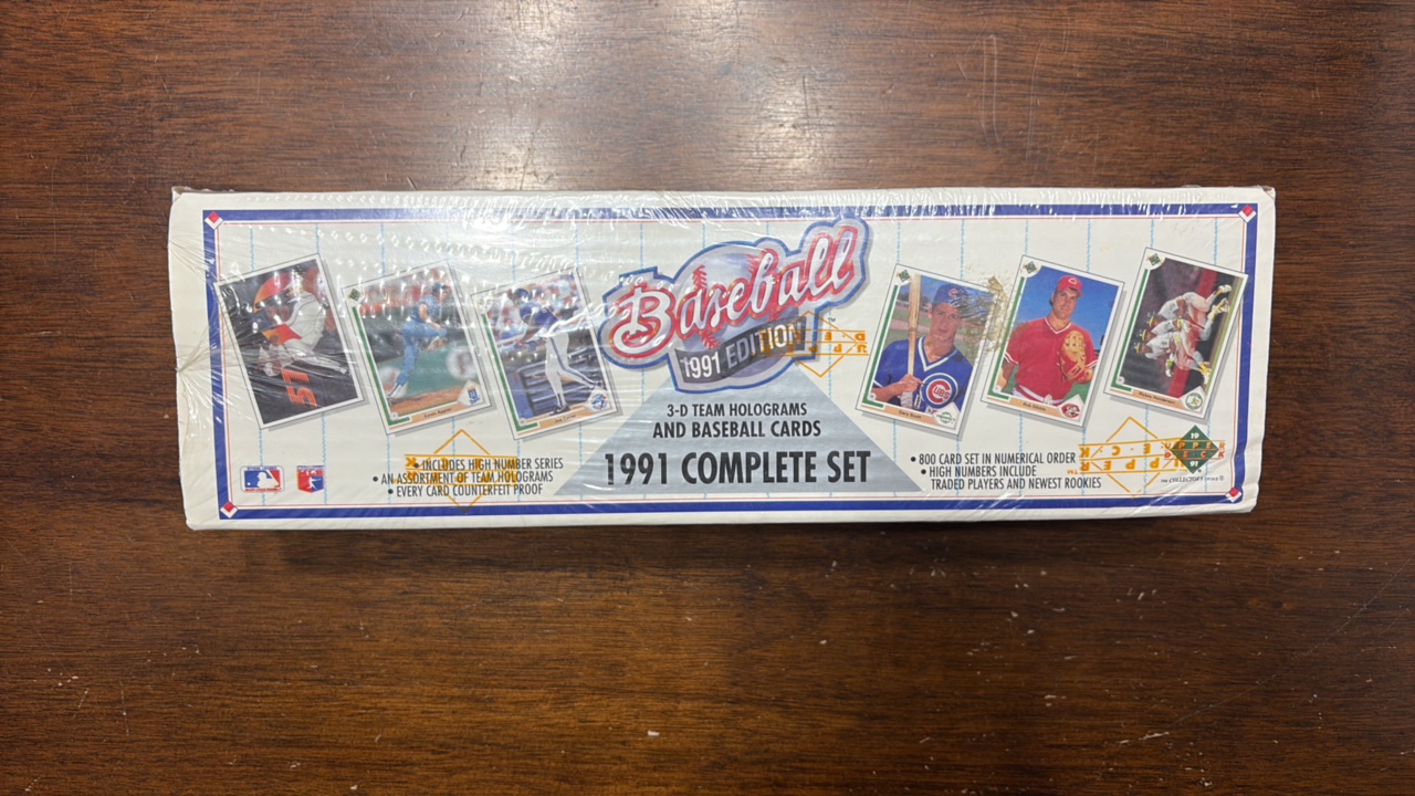 1991 Upper Deck Baseball Complete Set Sealed