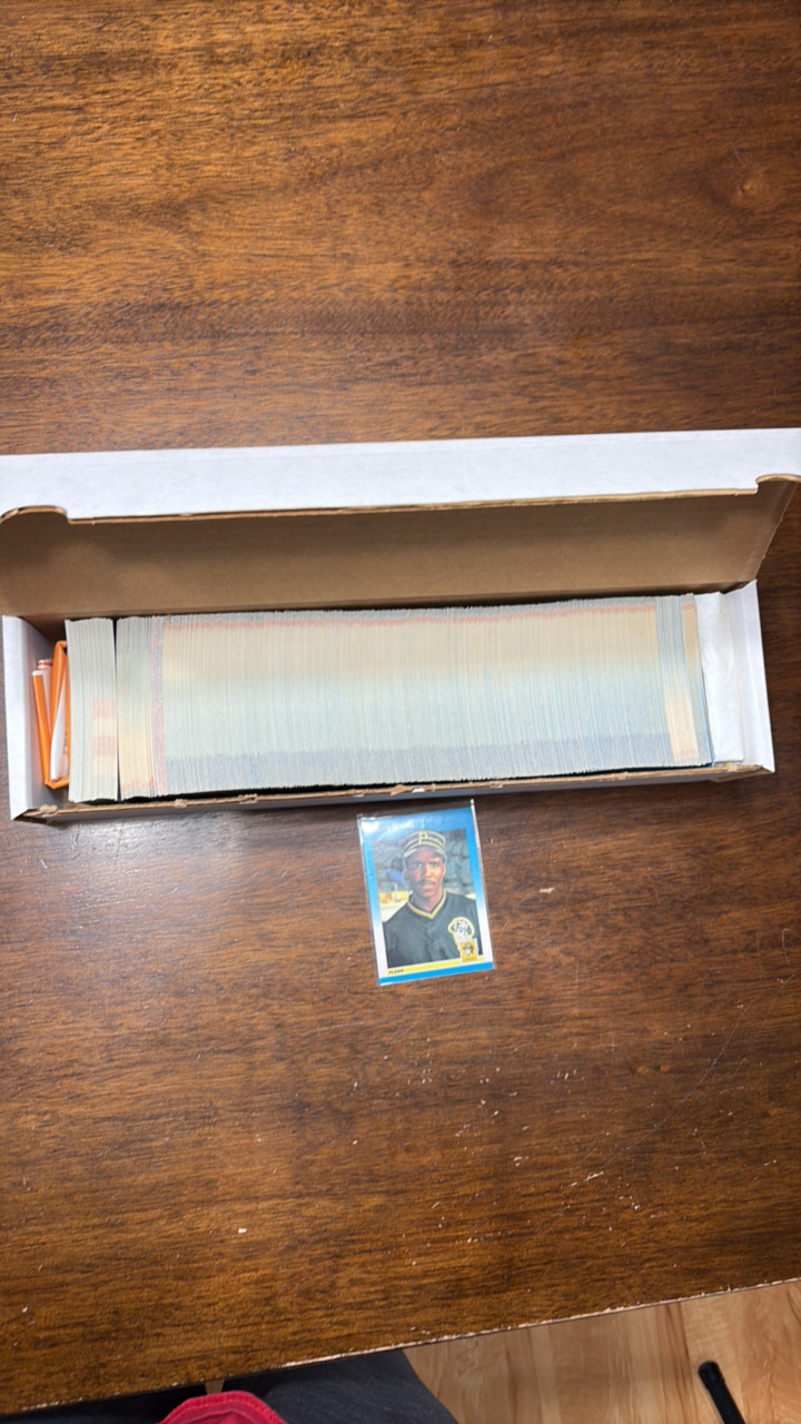 1986 Fleer Baseball Card Set, Includes Barry Bonds Rookie Card