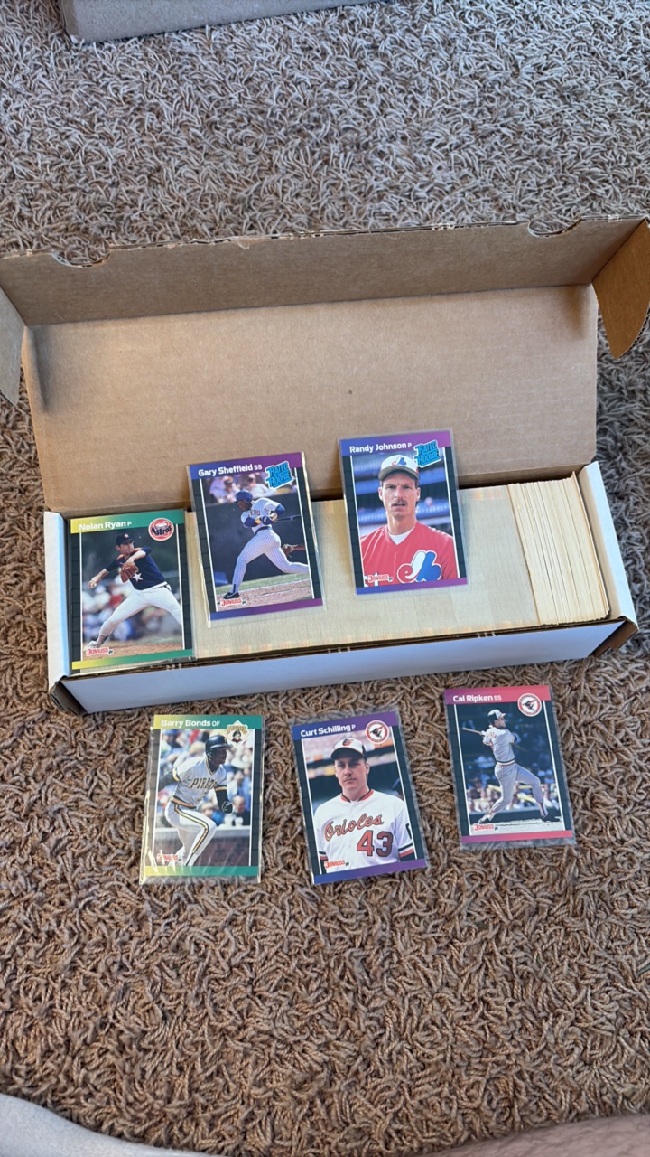 1989 Donruss Mostly Complete Set, Missing Ken Griffey Jr. Rookie Card