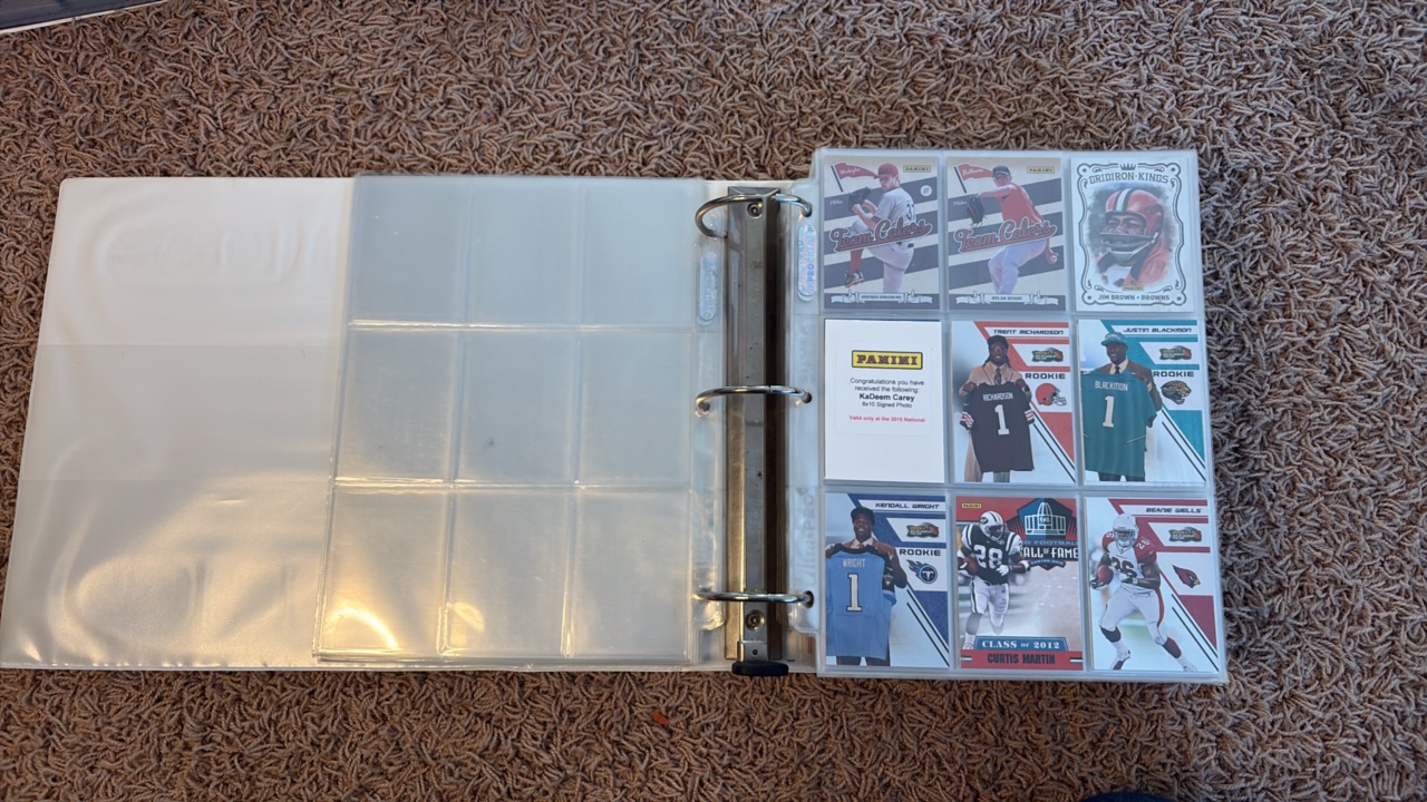 Mixed Sports Card Binder, Mostly Baseball and Football, Loaded With Rookies and Stars, Mostly Modern Newer Cards