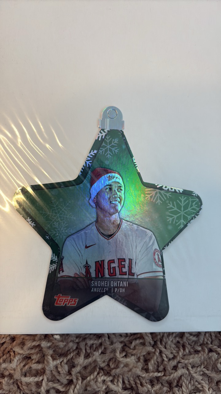 Topps Holiday Ornament Shohei Ohtani Los Angeles Angels