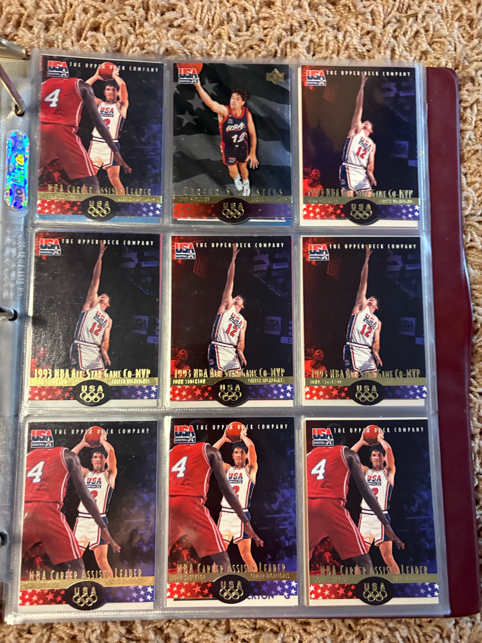 John Stockton Basketball Card Lot NBA Legend Hall of Famer