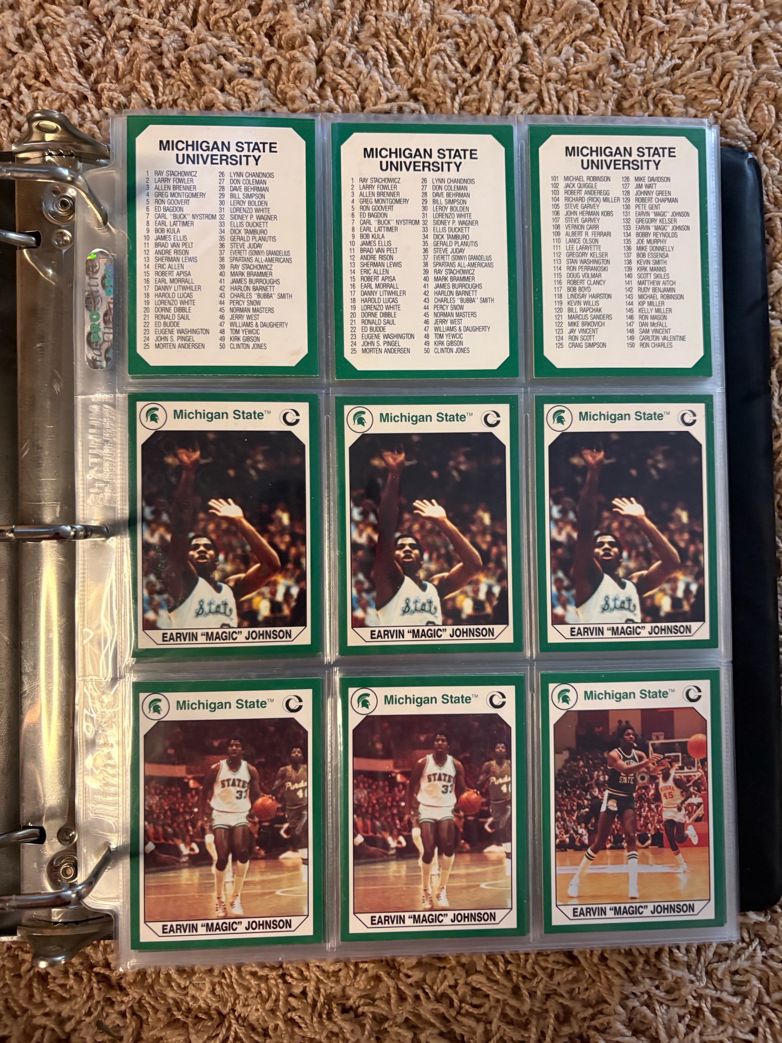Michigan State Legends Cards Magic Johnson and Other Legends and Hall of Famers