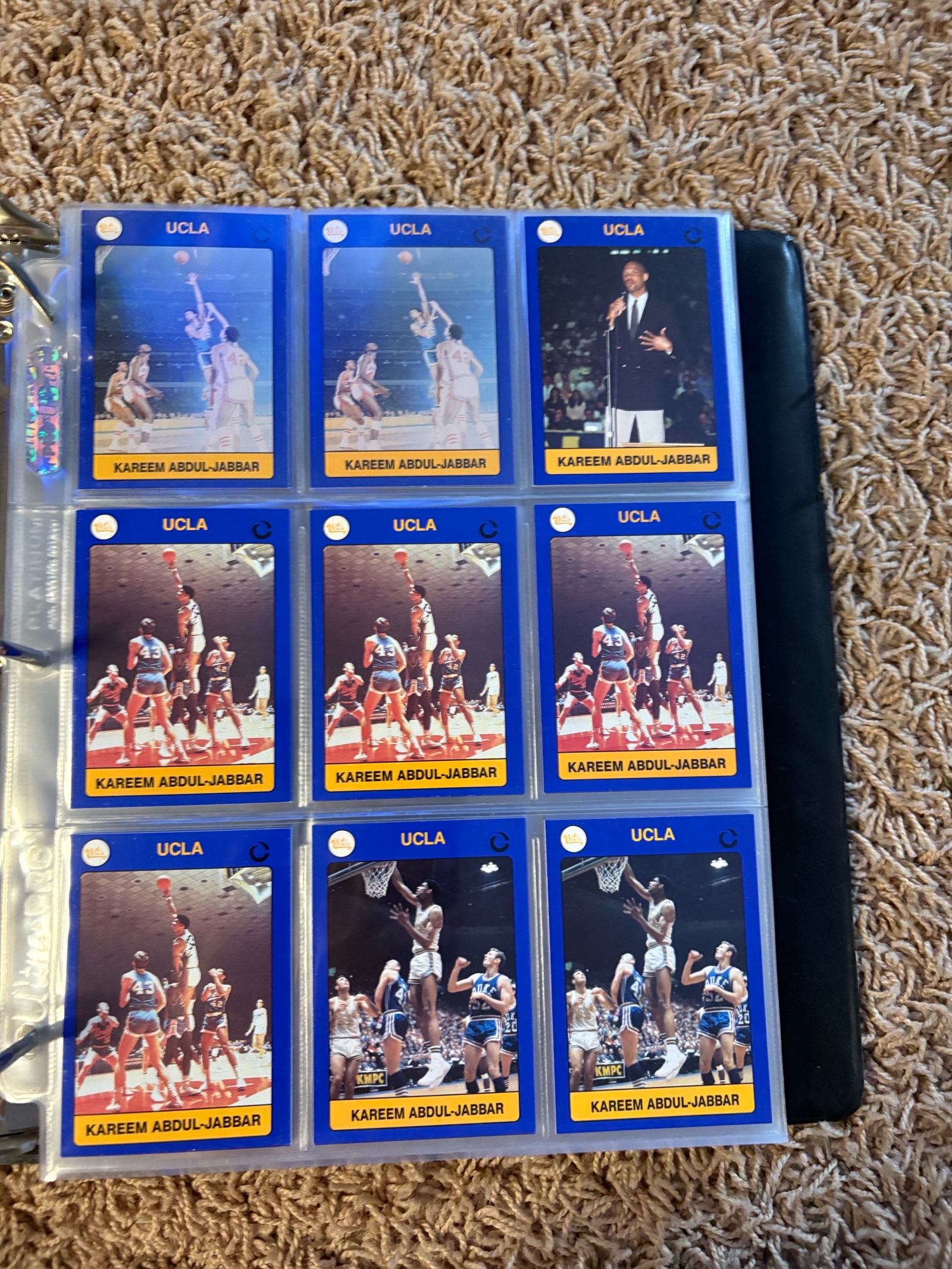 UCLA College Sports Stars Cards, Kareem Abdul Jabar and Other Legends