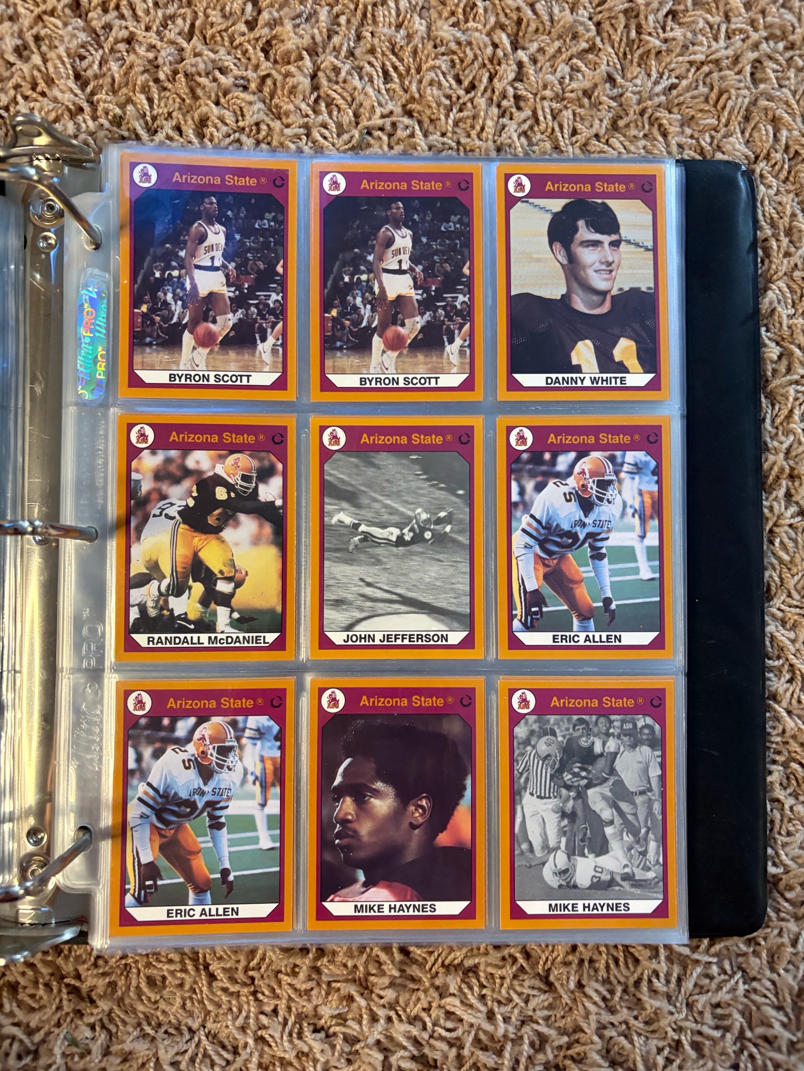 Arizona State College Sports Legends Cards Lot