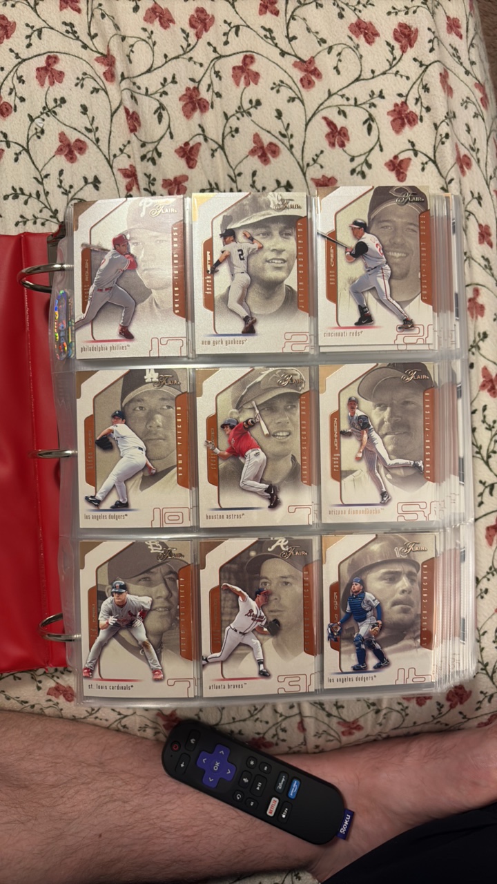 2002 Flair Baseball Card Set Cards 1-100