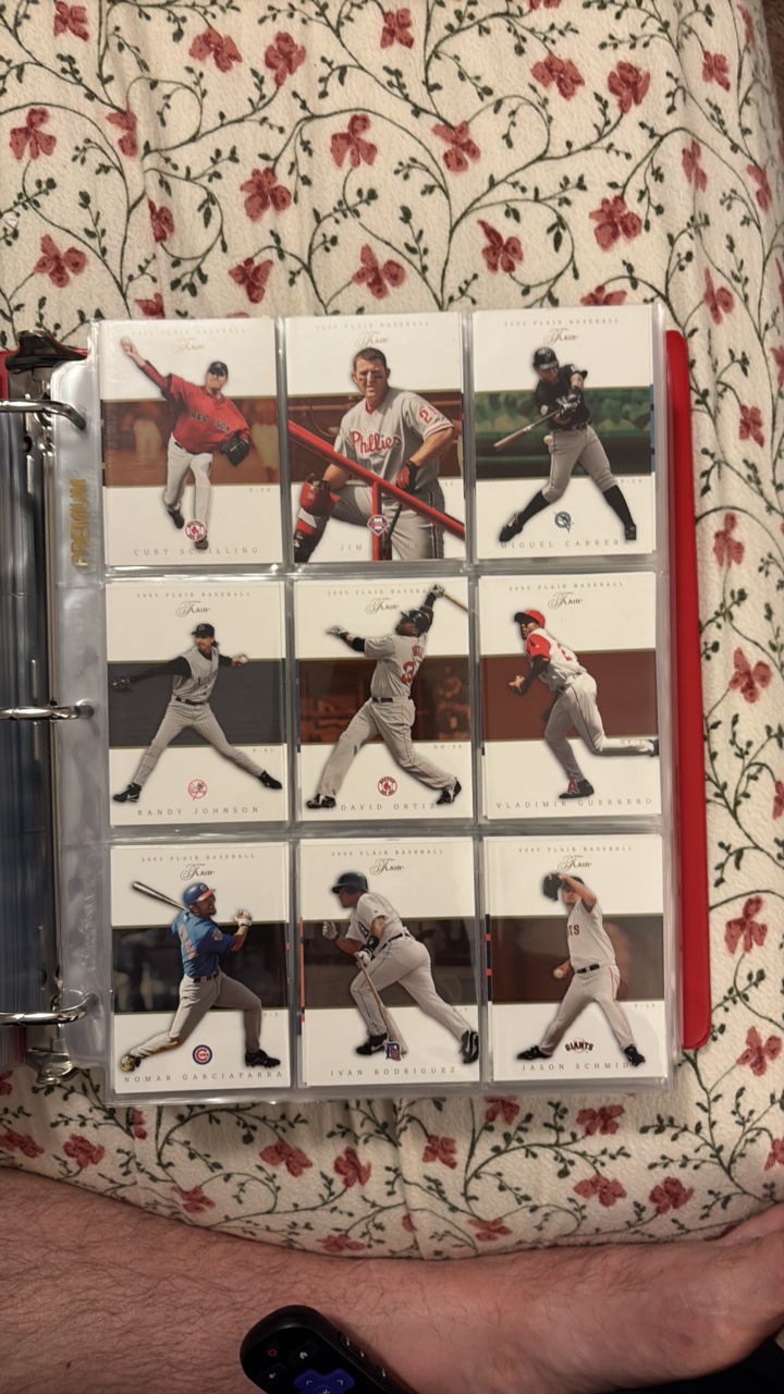 2005 Flair Baseball Card Set, Features Current Stars and All-Time Greats