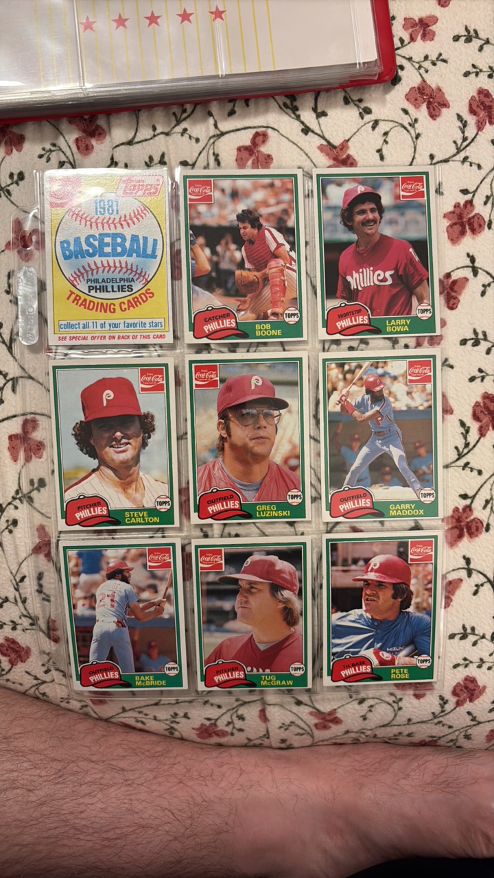 Vintage Coca Cola Baseball Cards, Pete Rose, Steve Carlton and More