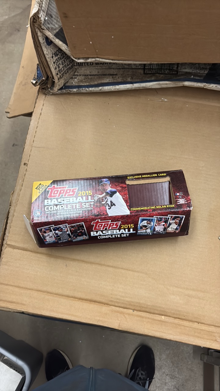 2015 Topps Baseball Partial Set, Some Cards Missing