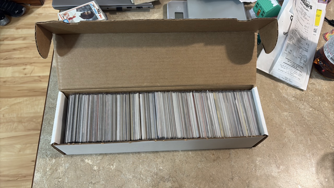 Box of Baseball Star Cards and Semi-Stars, Mix of Years From 1990s to Current