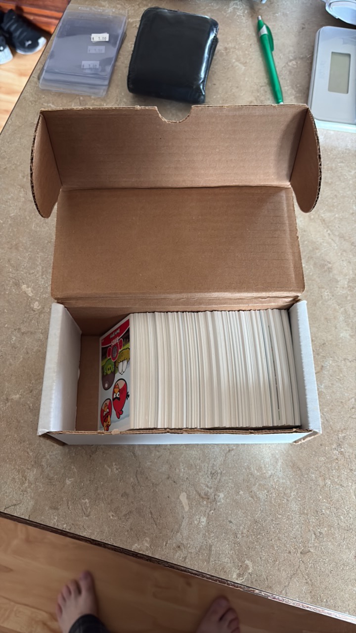 Box of Angry Birds Trading Cards, Great for Kids