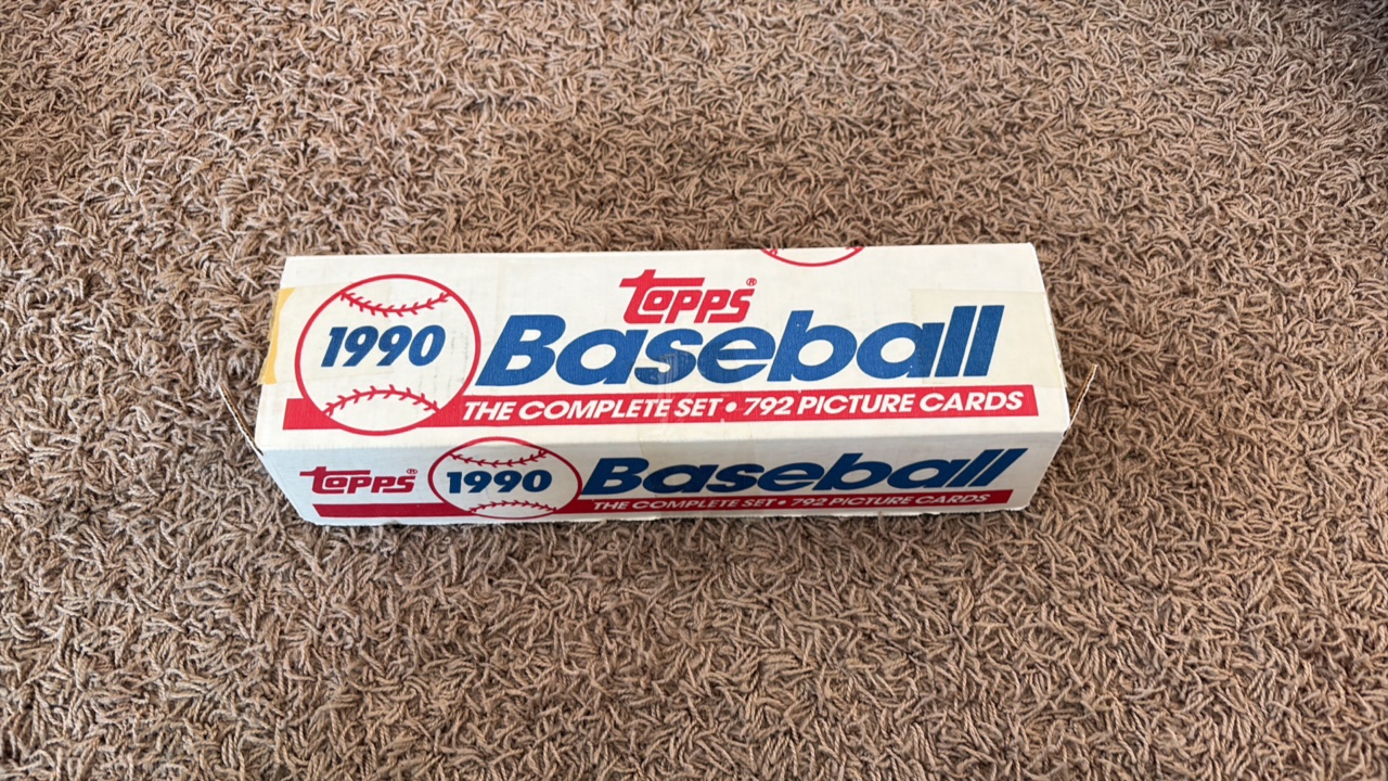 1990 Topps Baseball Card Set, Lots of Great Rookies and Star Cards