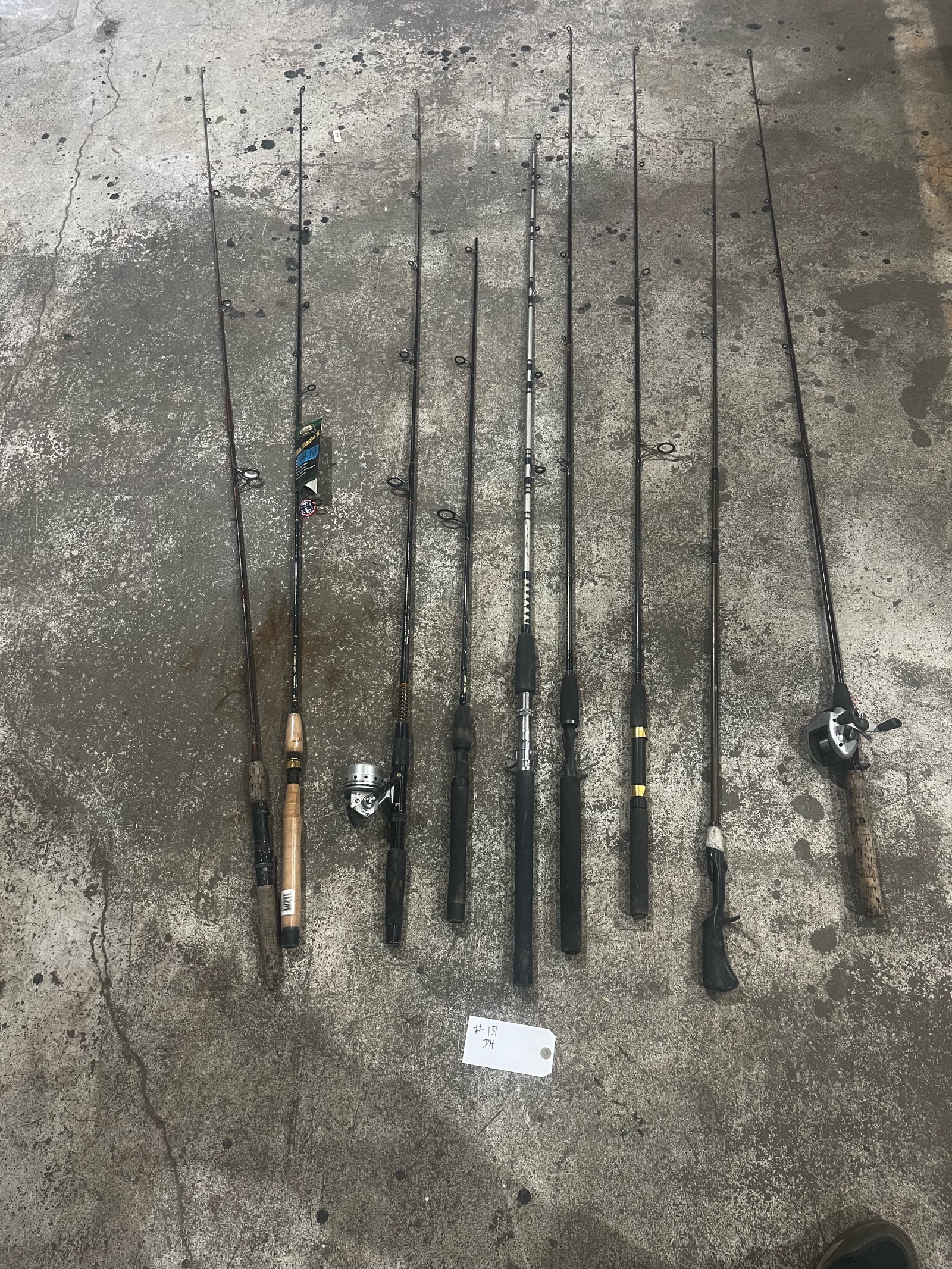 lot 131 image: Fishing Rods & Reels